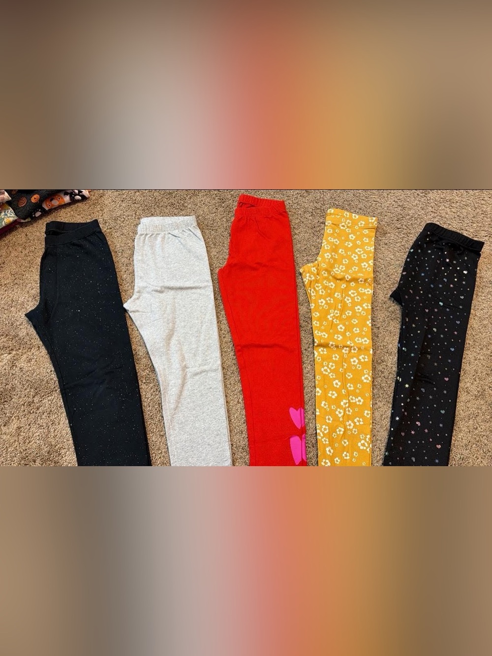 Kids Stretch Leggings - all large
